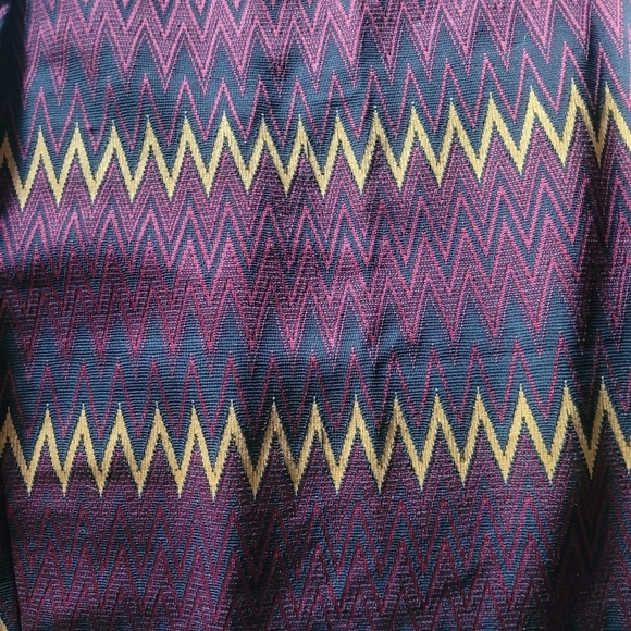 Zara Trafaluc Zigzag Patterned Fitted Skirt L - Picture 3 of 6